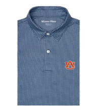 Load image into Gallery viewer, Hayland Navy Geo Polo Auburn
