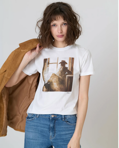 Try and Make Me Tee White