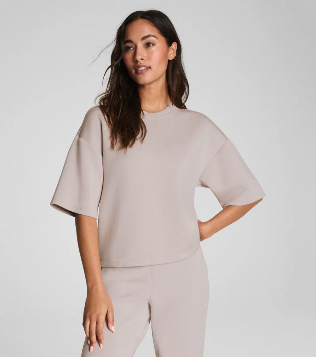 AE Boxy Tee French Grey