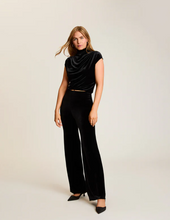 Load image into Gallery viewer, Velvet Draped Top
