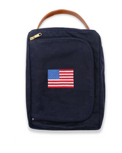 Load image into Gallery viewer, American Flag Golf Shoe Bag