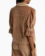Load image into Gallery viewer, Holly Velour Zip-Front Jacket