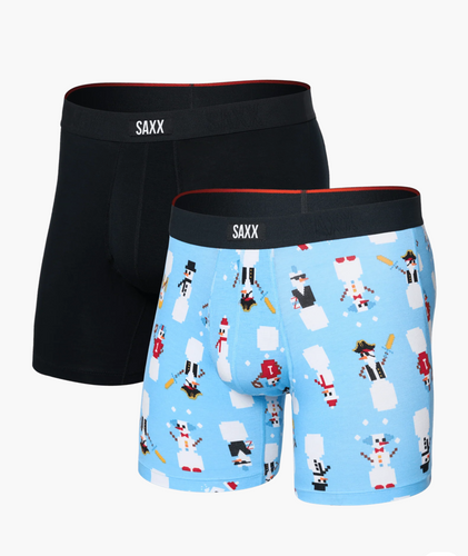 Vibe Xtra Soft Comfort (2 Pack) Boxer Brief Frosty