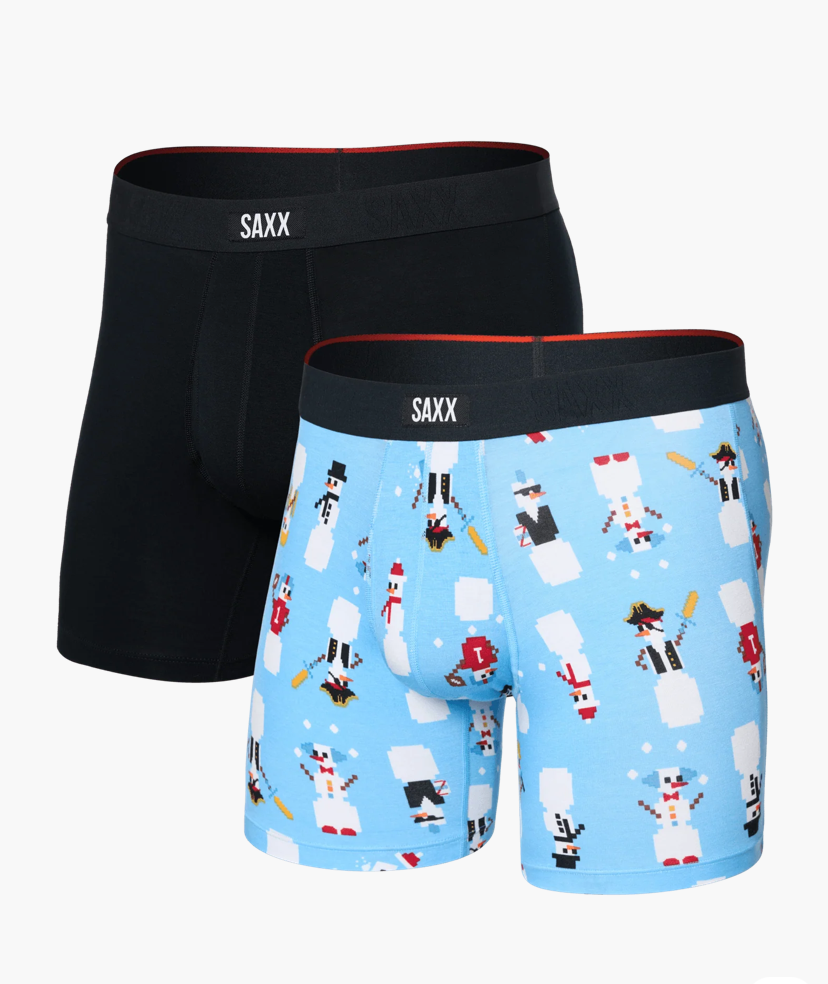 Vibe Xtra Soft Comfort (2 Pack) Boxer Brief Frosty