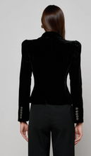 Load image into Gallery viewer, Bethany Velvet Structured Blazer