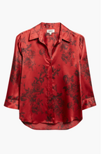Load image into Gallery viewer, Dani 3/4 Sleeve Blouse Painterfly Flower