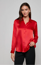 Load image into Gallery viewer, Tyler LS Blouse Painterfly Red