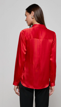 Load image into Gallery viewer, Tyler LS Blouse Painterfly Red