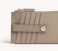 Load image into Gallery viewer, 210 West Wallet Pewter Pebble Brushed Silver