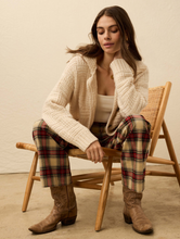 Load image into Gallery viewer, Heirloom Cotton Cardigan Cream
