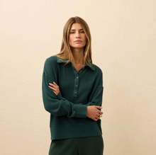 Load image into Gallery viewer, Apres Waffle Henley Seamoss