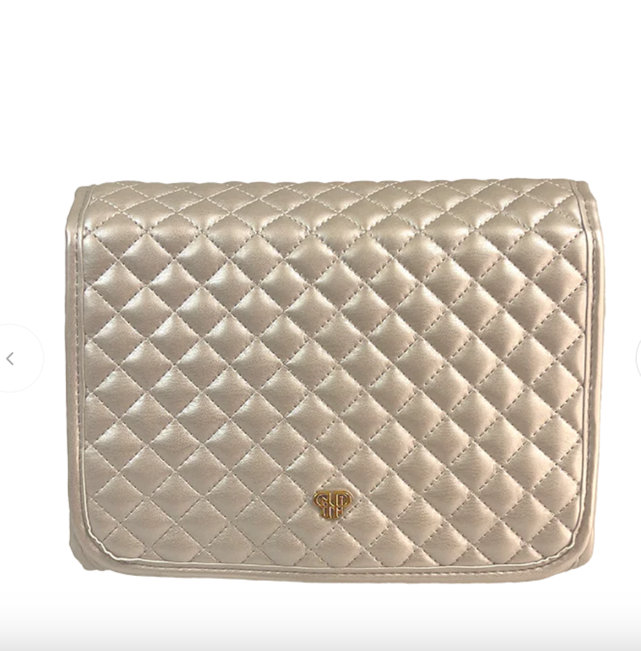 Pursen Toiletry Case Glimmer Pearl Quitled