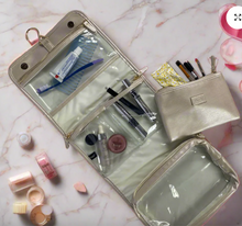 Load image into Gallery viewer, Pursen Toiletry Case Glimmer Pearl Quitled