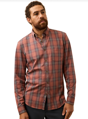 Coastline Knit Shirt Redwood