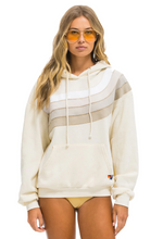 Load image into Gallery viewer, Wave Stripe Hoodie Vintage White