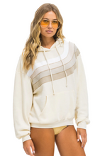 Load image into Gallery viewer, Wave Stripe Hoodie Vintage White