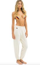 Load image into Gallery viewer, 5 Stripe Sweatpant Vintage White