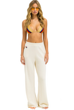 Load image into Gallery viewer, Wide Leg Sweatpants Vintage White