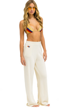 Load image into Gallery viewer, Wide Leg Sweatpants Vintage White