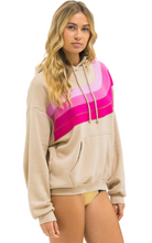Load image into Gallery viewer, Wave Stripe Hoodie Sand/Pink