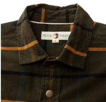 Load image into Gallery viewer, Men's Corduroy Shirt Deep Olive