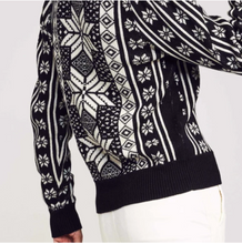 Load image into Gallery viewer, Sun Valley Crew Sweater Snowflake