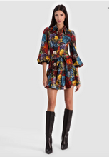 Load image into Gallery viewer, Lily Mini Shirt Dress Flourish