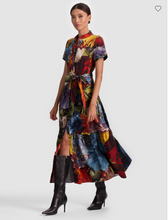 Load image into Gallery viewer, Lucy Roll Sleeve Midi Dress