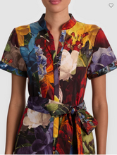 Load image into Gallery viewer, Lucy Roll Sleeve Midi Dress