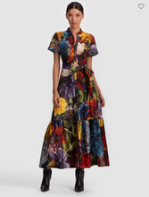Load image into Gallery viewer, Lucy Roll Sleeve Midi Dress