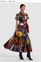 Load image into Gallery viewer, Lucy Roll Sleeve Midi Dress