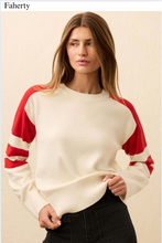 Load image into Gallery viewer, Throwback Crew Peppermint Red