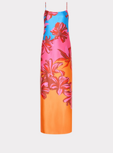 Load image into Gallery viewer, Lily Sunset Flower Printed Maxi Dress