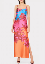 Load image into Gallery viewer, Lily Sunset Flower Printed Maxi Dress