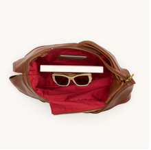 Load image into Gallery viewer, Tom Zip Large Zip Diamond  Chocolate Suede