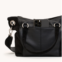 Load image into Gallery viewer, Daniel Medium Noir Diamond Suede