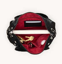 Load image into Gallery viewer, Daniel Medium Noir Diamond Suede