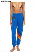 Load image into Gallery viewer, Circle Chevron Sweatpant Royal Blue