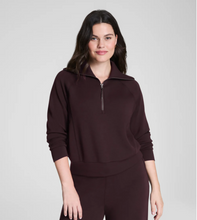 Load image into Gallery viewer, AE 1/2 Zip Truffle Brown