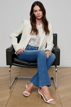 Load image into Gallery viewer, Jennah Tweed Blazer Ivory