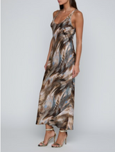 Load image into Gallery viewer, Akiya Satin Tank Maxi  Dress