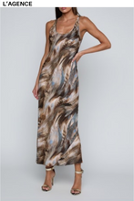 Load image into Gallery viewer, Akiya Satin Tank Maxi  Dress