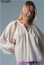 Load image into Gallery viewer, The Minka Heart Print Lurex Top