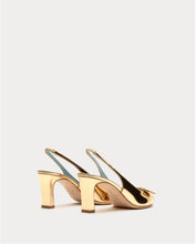 Load image into Gallery viewer, Reese Slingback with Bow Gold