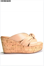 Load image into Gallery viewer, Dumont Cork Wedge Platform