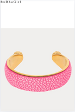 Load image into Gallery viewer, Jolene Stingray Cuff Pink