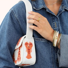 Load image into Gallery viewer, Linda Lobster Beaded Handbag