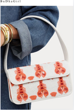 Load image into Gallery viewer, Linda Lobster Beaded Handbag