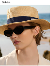 Load image into Gallery viewer, Lily Straw Hat Natural