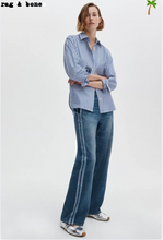 Load image into Gallery viewer, Miramar Wide Track Pant Lite Blue